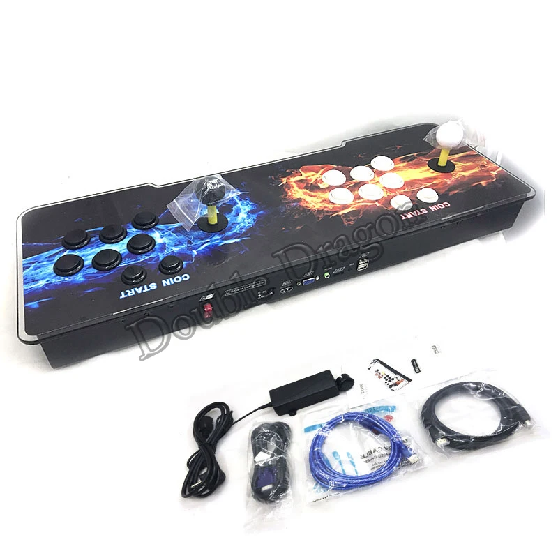 US $159.99 1399 in 1 pandora Joystick led panel Controller fight joystick Console USB Zero Delay Joystick Button Retro PCB Board Video game
