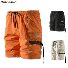 HuLooXuJi мужские Летние Шорты повседневные пляжные шорты корейский стиль пятиконечные Гавайские шорты Размер США: XS-3XL