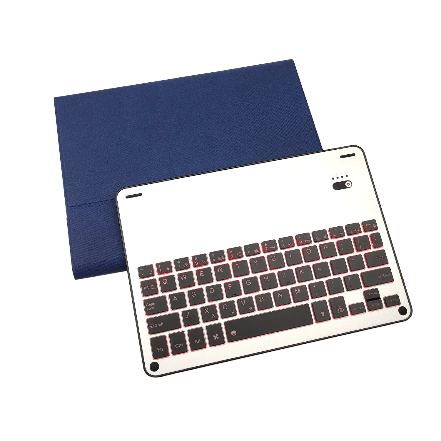 Чехол для iPad 7го поколения 10,2 A2200 A2198 A2232 чехол s Чехол-подставка из алюминиевого сплава панель Клавиатура с 7 цветами подсветка
