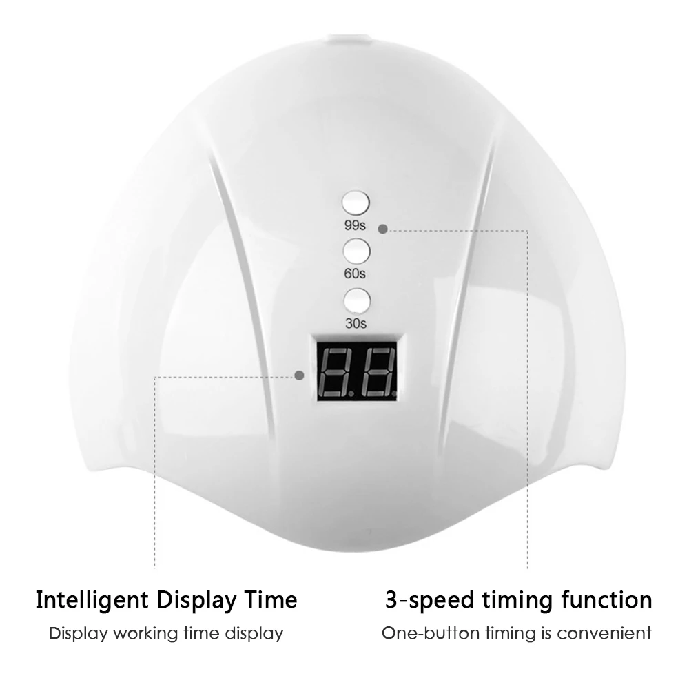 Elecool Sunlight Plus УФ светодиодный светильник для Сушилка для ногтей 36 Вт льдинка светильник для маникюра гель умный выбор времени инструменты для дизайна ногтей гель лак