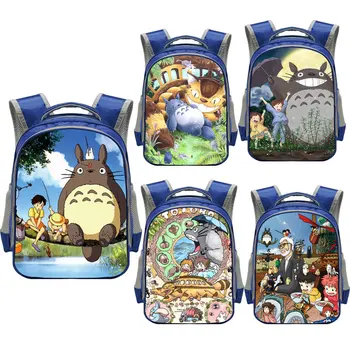 

Cute Totoro Cat Print Backpack For 3-6 Years Old Kids Kindergarten Bag Boys Girl School Bags children Book Bag Gift