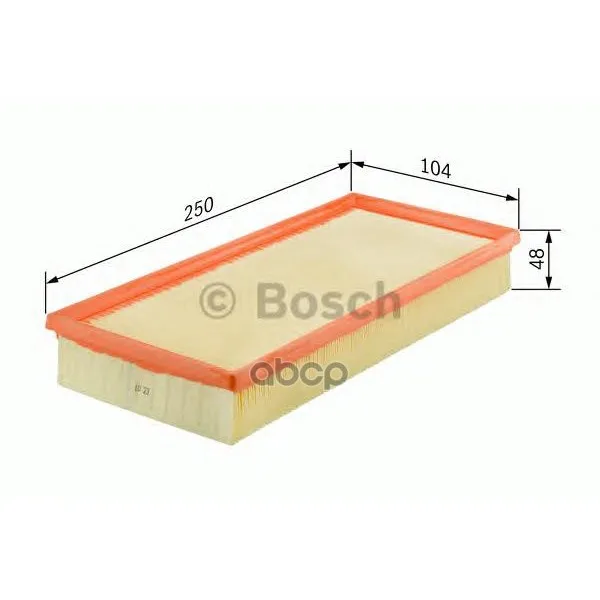 Фильтр Воздушный Mitsubishi Colt Vi 1.1/1.3/1.5 04 Bosch арт. 1457433599
