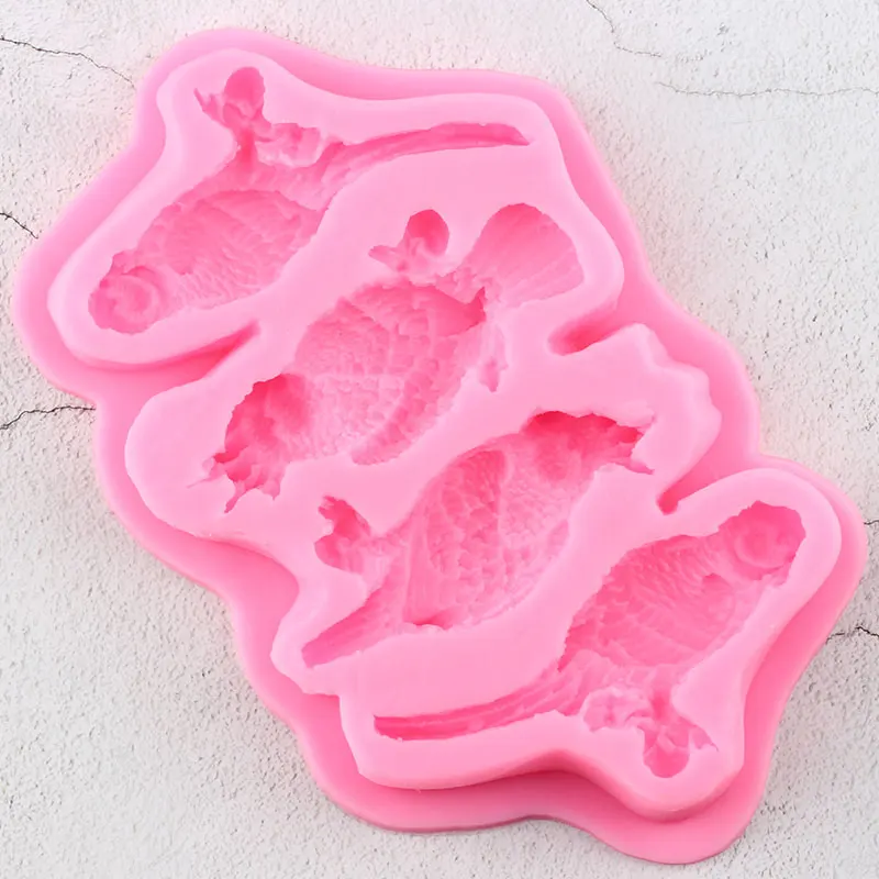 3D птицы Попугай силиконовые формы DIY Инструменты для украшения тортов из мастики Мыло Свеча Смола Глина Плесень Конфеты шоколадные формы для мастики