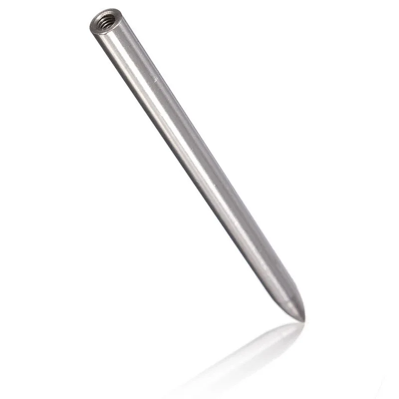 New 1Pc Steel Needle With Screw Thread Shaft Tip Stiching Needle Fid For Knitting Weaving Pracord Bracelet Belt 3 inch