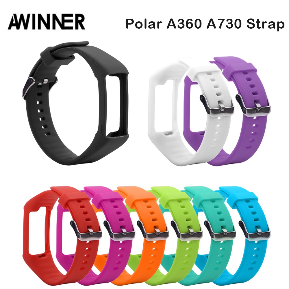 

2019 New Replacement Silicone Watch Sport Band Strap for Polar A360 A370 FT4 FT7 GPS Smart Watch Smart Bracelet Wrist Strap Band