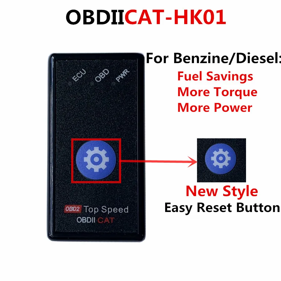 OBDIICAT HK01 Super OBD2 нитроobd2 ECOOBD2 чип тюнинг коробка ECO Nitro для бензина дизельного