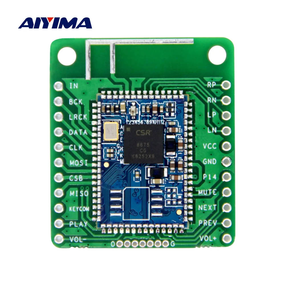 Аудио модуль AIYIMA CSR8675 Bluetooth низкомощный приемник 5 0 сжатие без потерь I2S волокно