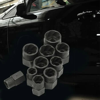 

Repair Nut extractor Stud Socket Wrench Tool Accessories 10pcs Aluminum alloy Set