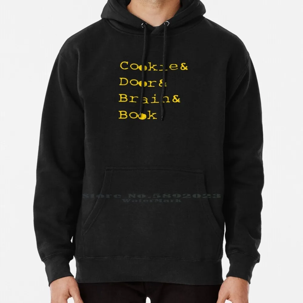 

Cookie Door Brain Book Hoodie Sweater 6xl Cotton Cookie Door Brain Book Women Teenage Big Size Pullover Sweater 4xl 5xl 6xl