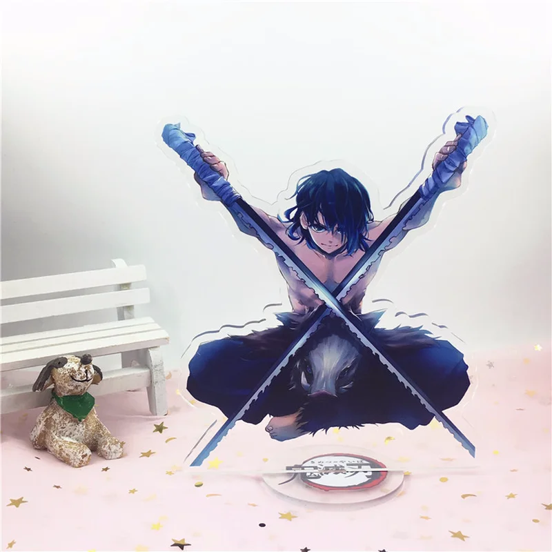 Аниме демон убийца Kimetsu no Yaiba брелок Kamado Tanjirou Hashibira Inosuke Tomioka Giyuu милый забавный мультфильм акриловый брелок