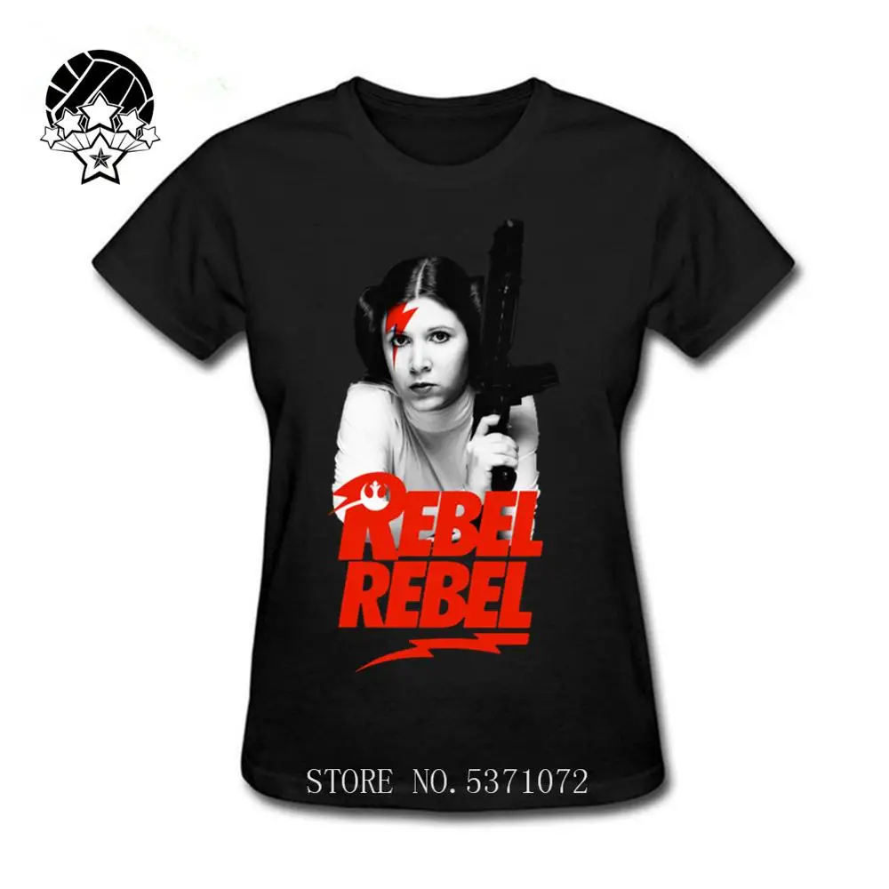 black Забавная женская футболка принцессы Leia Rebel, Звездные войны, хлопок, короткий рукав, o-образный вырез, фитнес хипстер, Дарт, рубашка Вейдер - Цвет: black