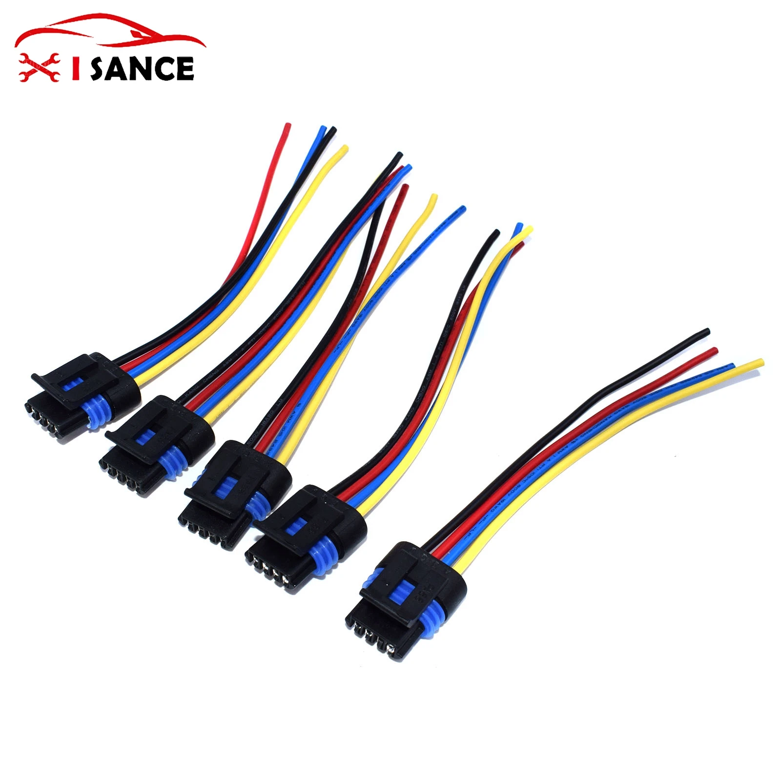 5Pcs Idle Air Control Pigtail Wiring Connector For Chevrolet Equinox Buick Rendezvous Cadillac G 3.4L 3.5L 4.3L 5.3L 88862215