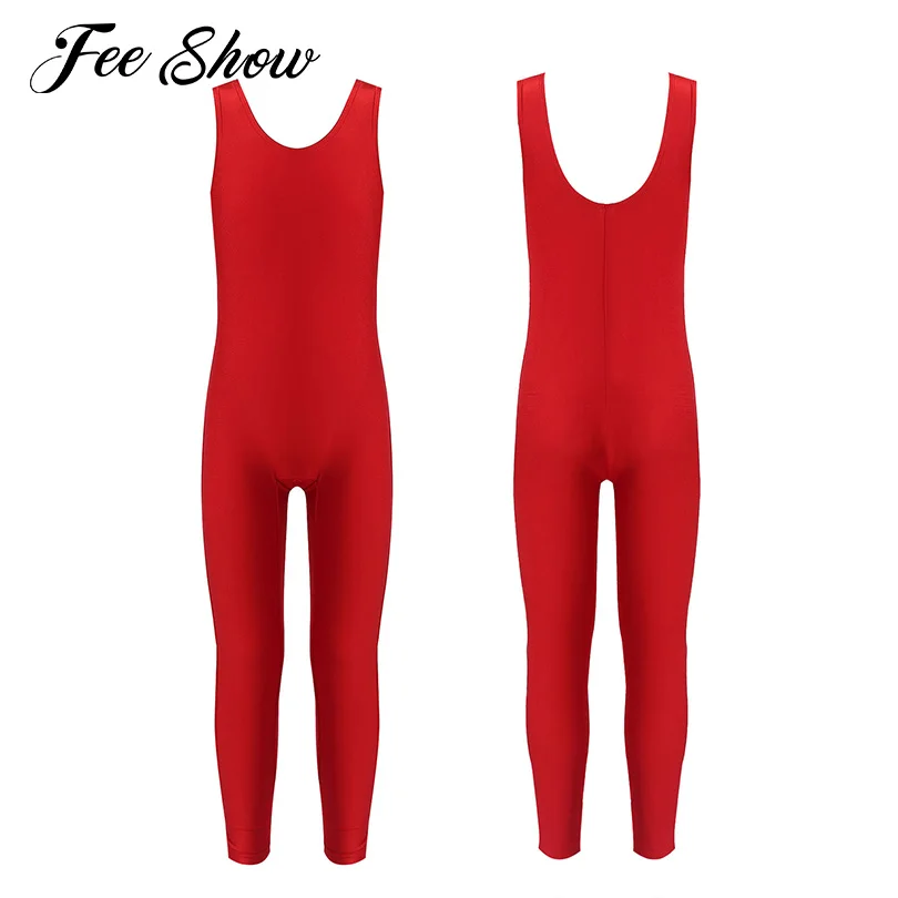 

Kids Girls One-Piece Gymnastics Leotards Bodysuit Sleeveless Skin-Tight Ballet Dance Leotard Exercise Gym Yoga Sports Jumpsuits