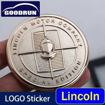 

Car Metal Body Logo Sticker for Lincoln exterior auto Car 3D shield styling decoration accessories