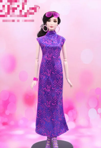 Игрушка Одежда куклы, Платье Брюки аксессуары для юбки для кукол Барби Top11 - Цвет: 66 a dress only