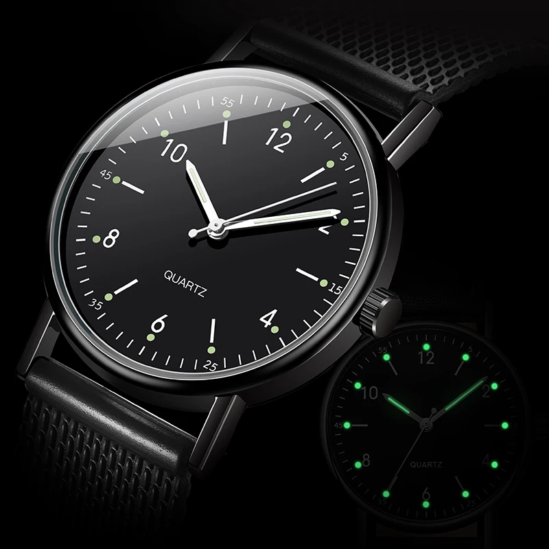 

New Fashion Men Watches 2023 Luxury Mesh Steel Watch Women Luminous Quartz Watches Men Sports Military Watches Relogio Masculino
