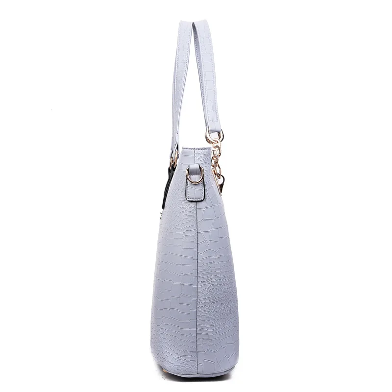 

New Products 2019 Spring And Summer New Style Europe And America WOMEN'S Bag Shoulder Bag/ Hand Bag Oblique Six Pieces Set Pictu