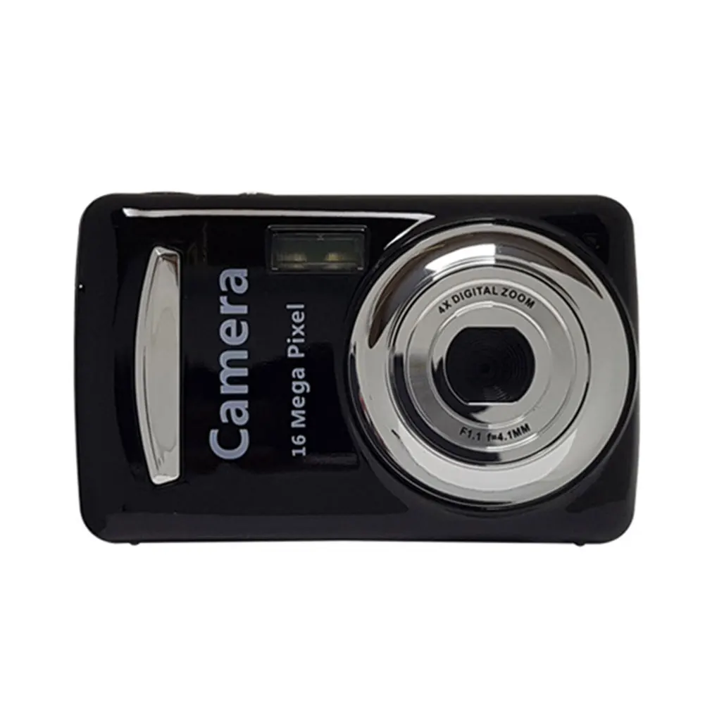 2,4 дюймов портативная цифровая мини-камера с высокой четкостью и аккумулятором 16 мегапикселей, черный TFT lcd Портативный