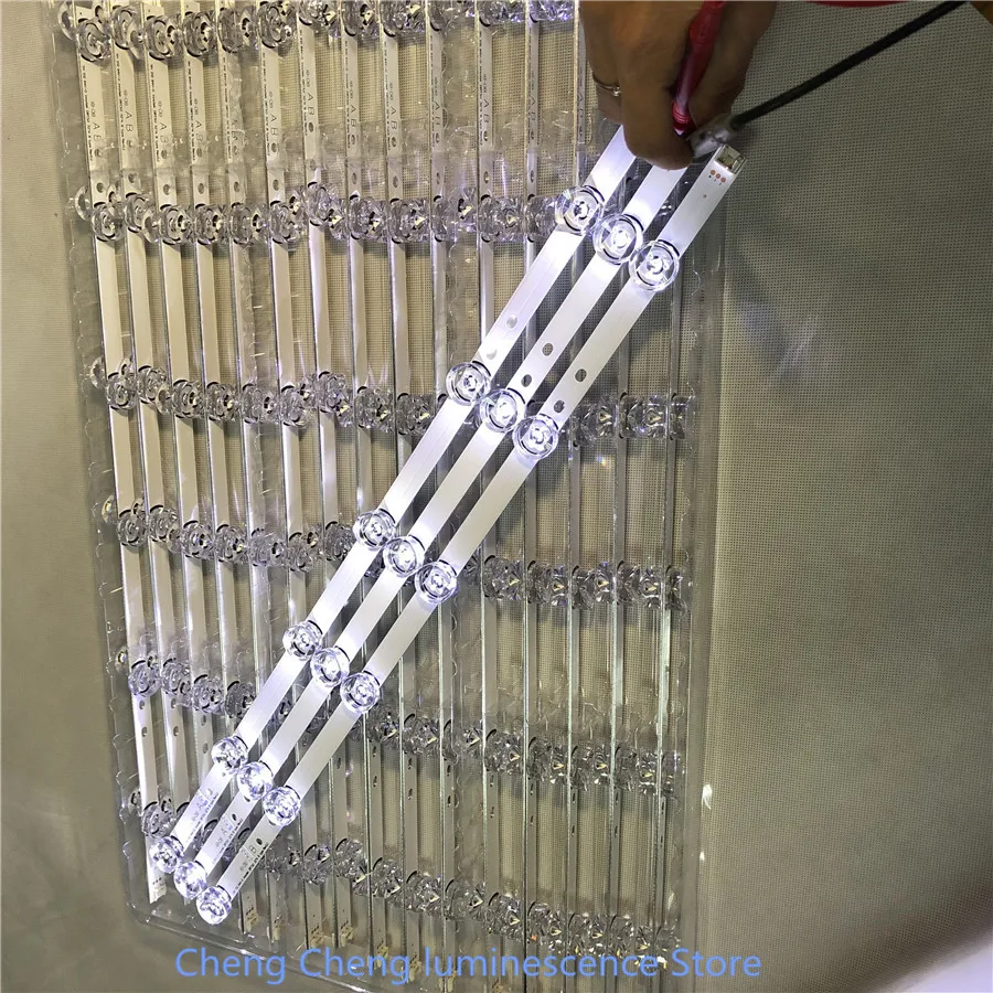 Striscia Di Retroilluminazione A Led Per Lg Muslimled Tv Lg Innotek Drt 3.0 32 "_ B Tipo Rev0.1 59Cm 6Led 6V 100% Nuovo