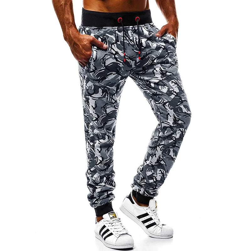 Style 1 OEAK мужские уличные брюки Мужчины Весна Осень Slim Fit Drawstring Спортивные Брюки с карманами спортивные брюки повседневные длинные брюки новые - Цвет: Style 1