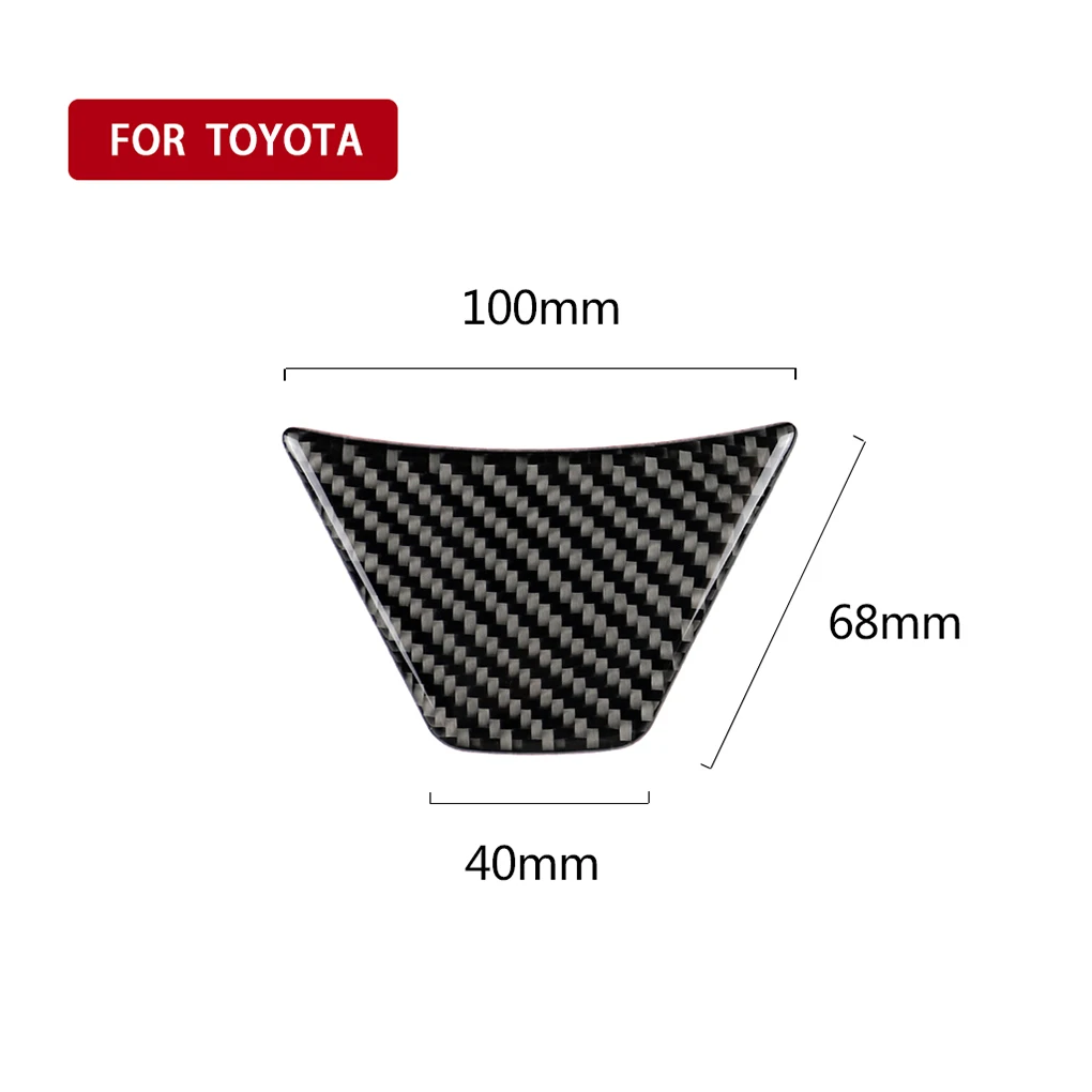 Замена для Toyota Camry- Автомобильная рулевая наклейка для колес из углеродного волокна украшения планки