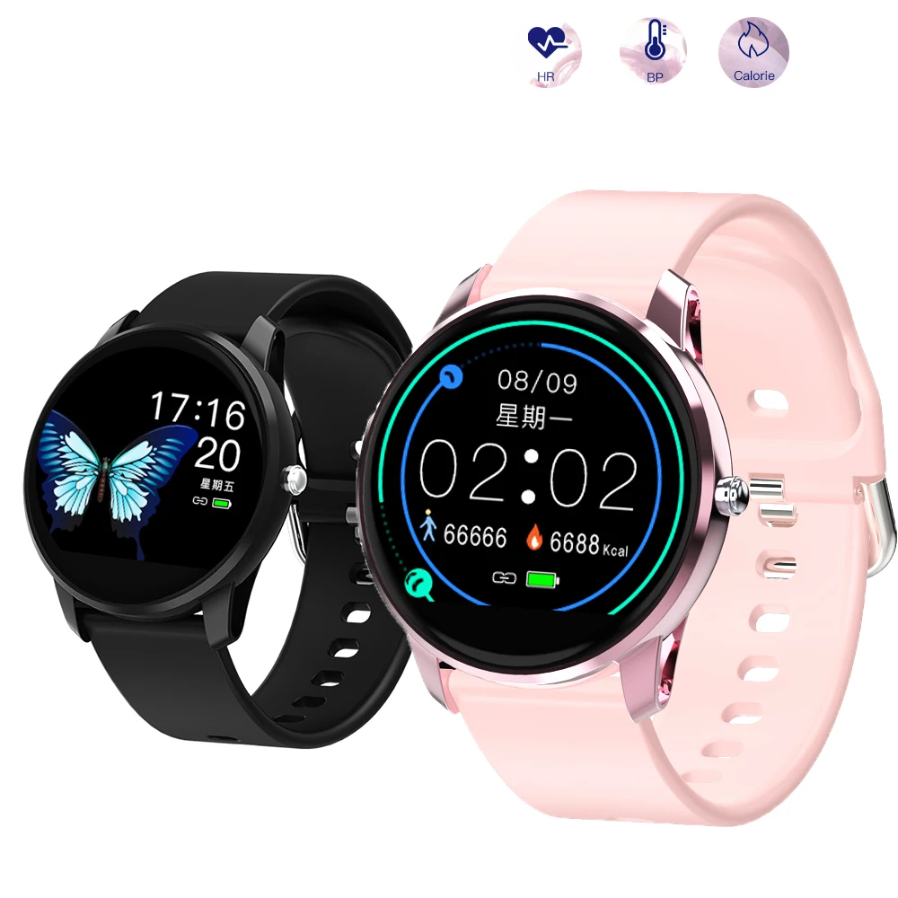 Женские умные часы с экраном сердцебиения полный сенсорный Экран спортивных