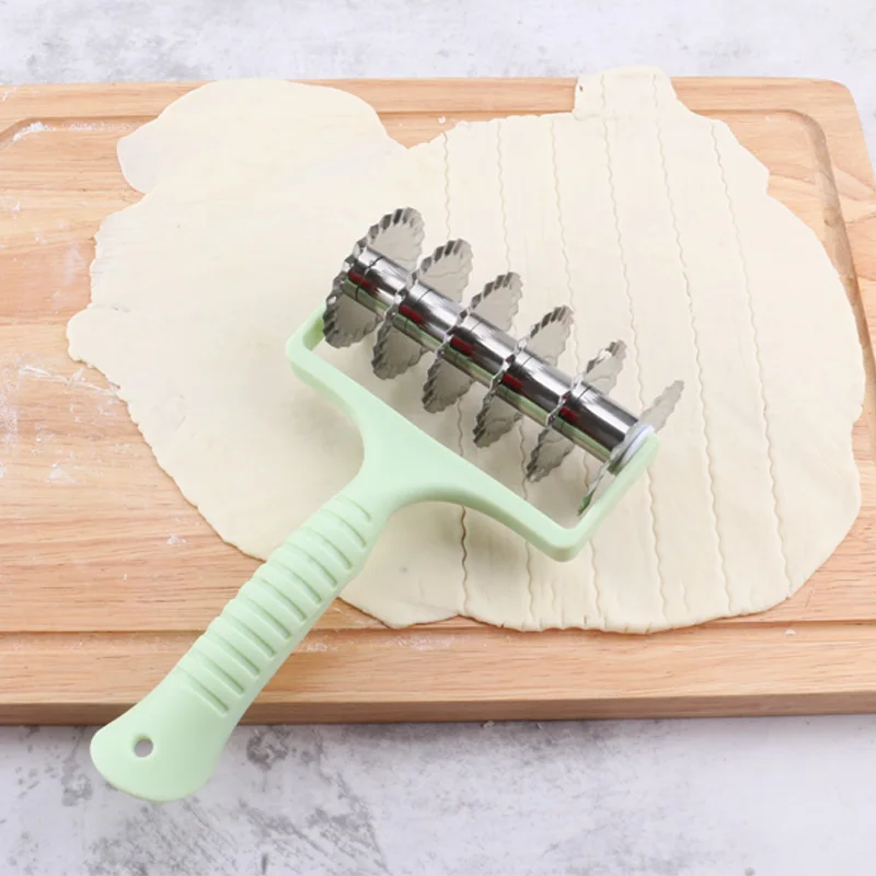 Кухонный нож для пиццы, нож для пасты из нержавеющей стали, решетчатый роликовый резак, Бисквитное тесто, кухонный инструмент для выпечки