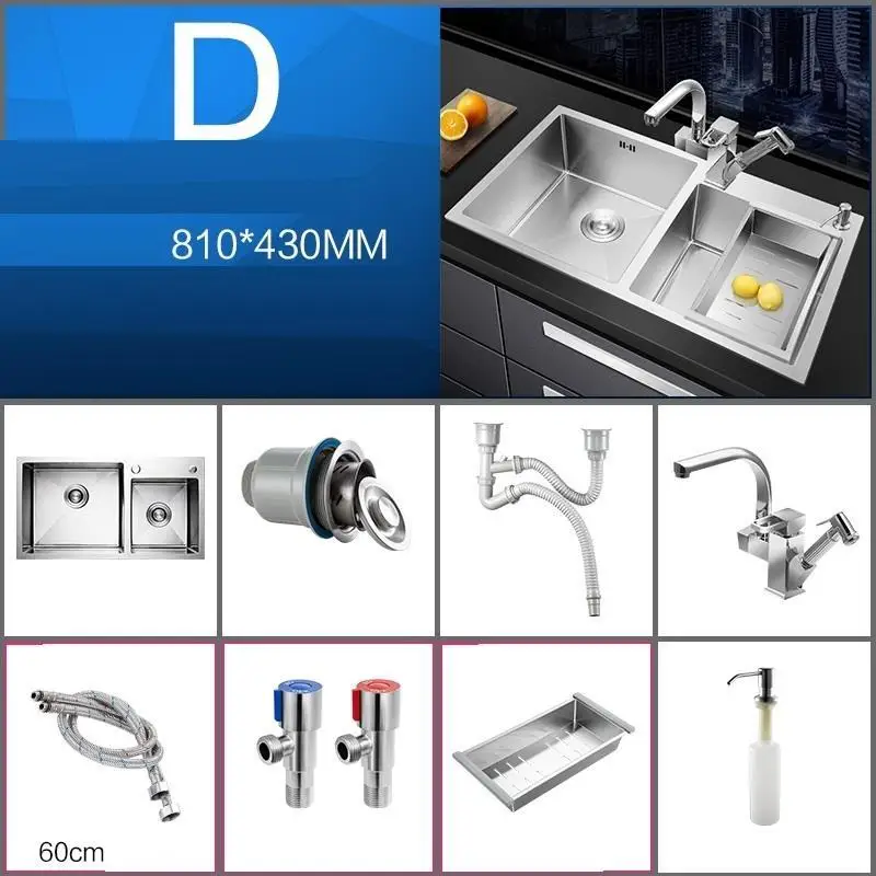 Version J Cucina Acero Inoxidable портативный Tarjas Para Evier Inox кухонный Fregadero De Cocina Lavabo Cuba Pia Cozinha мойка для овощей - Цвет: Version J