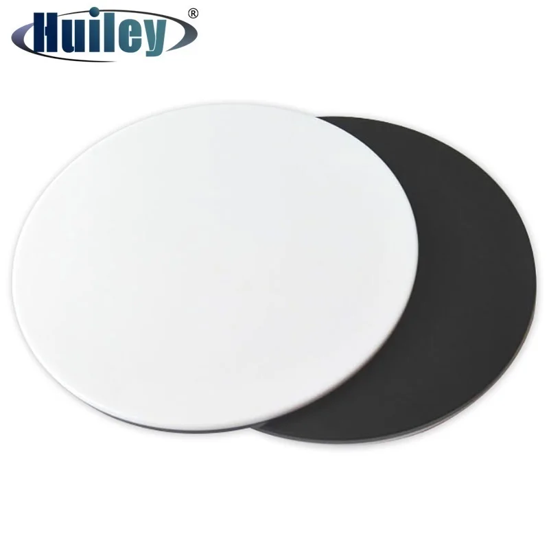Круглая пластиковая пластина диаметром 95 мм черная и белая доска аксессуары для
