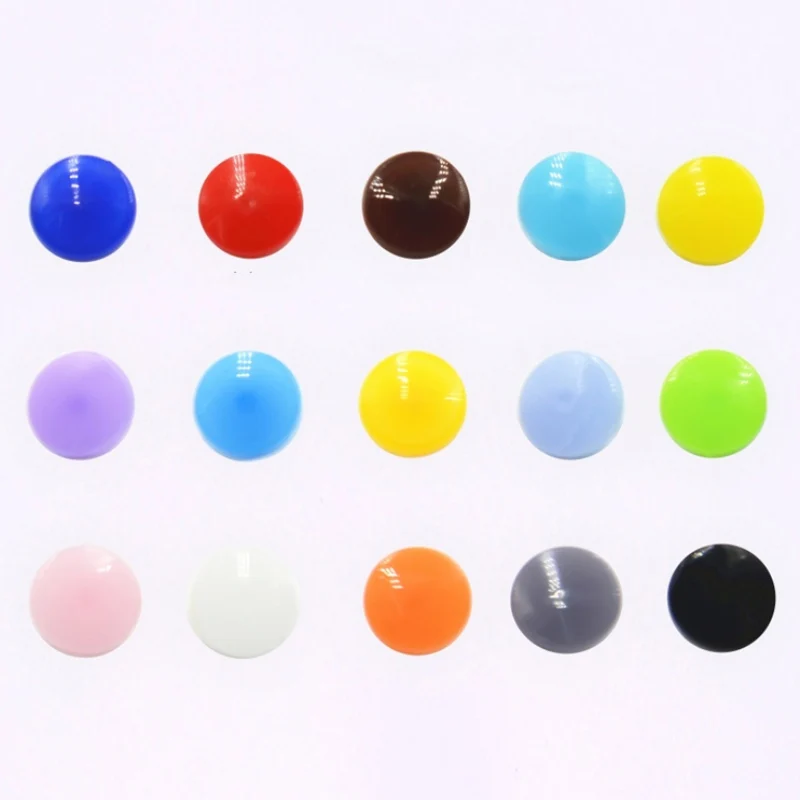 

24 Colors T5 Resin Snap Button Fasteners With Pliers And Organizer Storage Case For Bibs Diapers Crafts Plastic Snaps 360PCS new