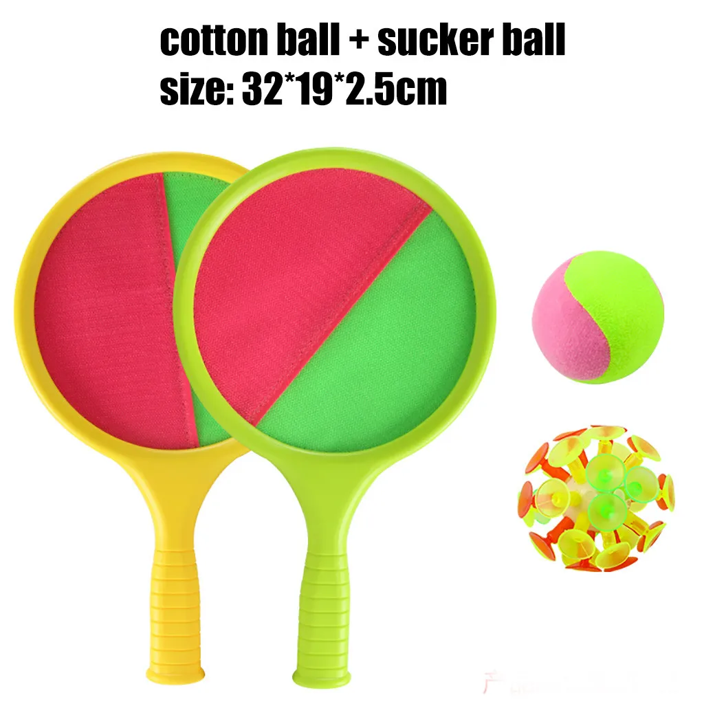 Kids Tennis Racket Set Tennis Toys 2 in 1 Toss & Catch Game Rackets