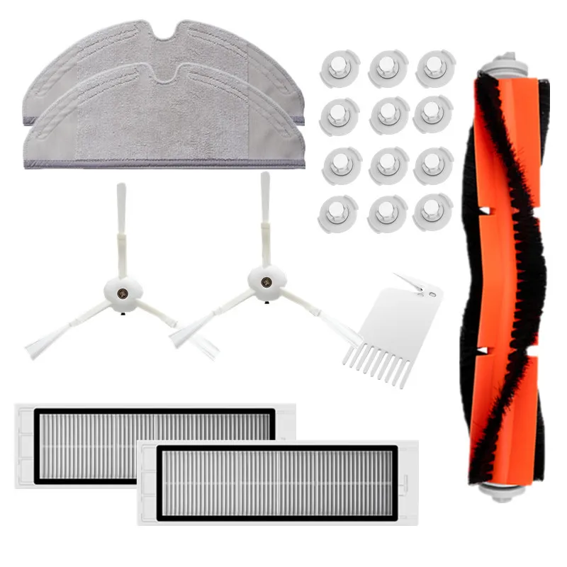 

Vacuum Cleaner Spare Suitable for Xiaomi Roborock Robot S50 S51 Parts Kits Mop Cloths Wet Mopping filter Side Brush Roll Brush