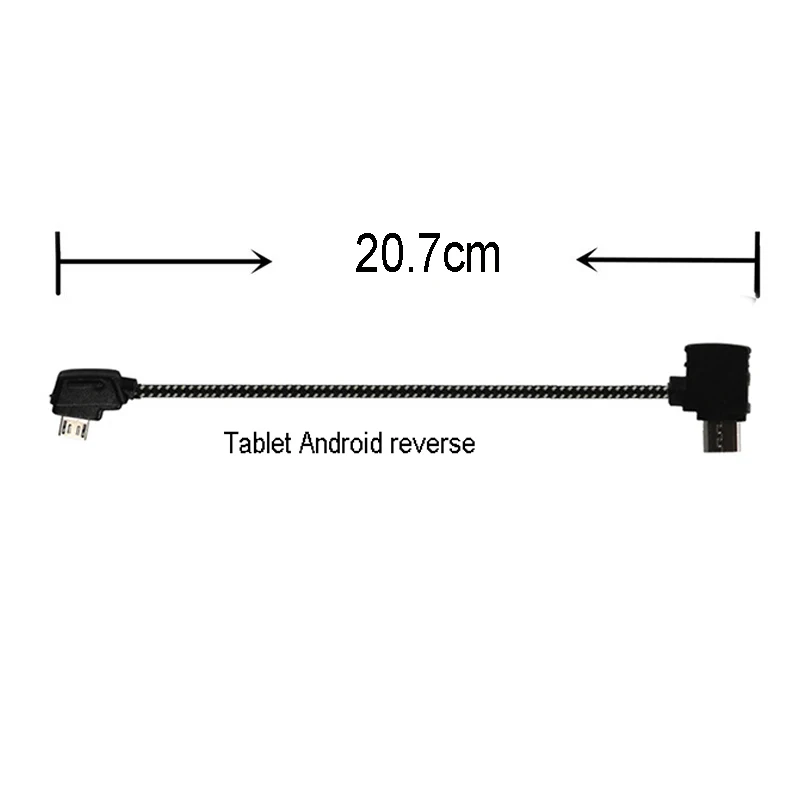 Tablet Android Пульт дистанционного управления кабель для передачи данных для DJI Mavic Mini/Pro/Air/2 провода подключения мобильного планшета передачи Android Micro USB/type-c IOS - Цвет: Tablet Android