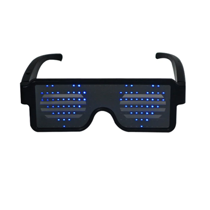 1 шт. светодиодный Очки мерцающий свет Солнцезащитные очки для ночного клуба вечерние 8 моделей DTT88