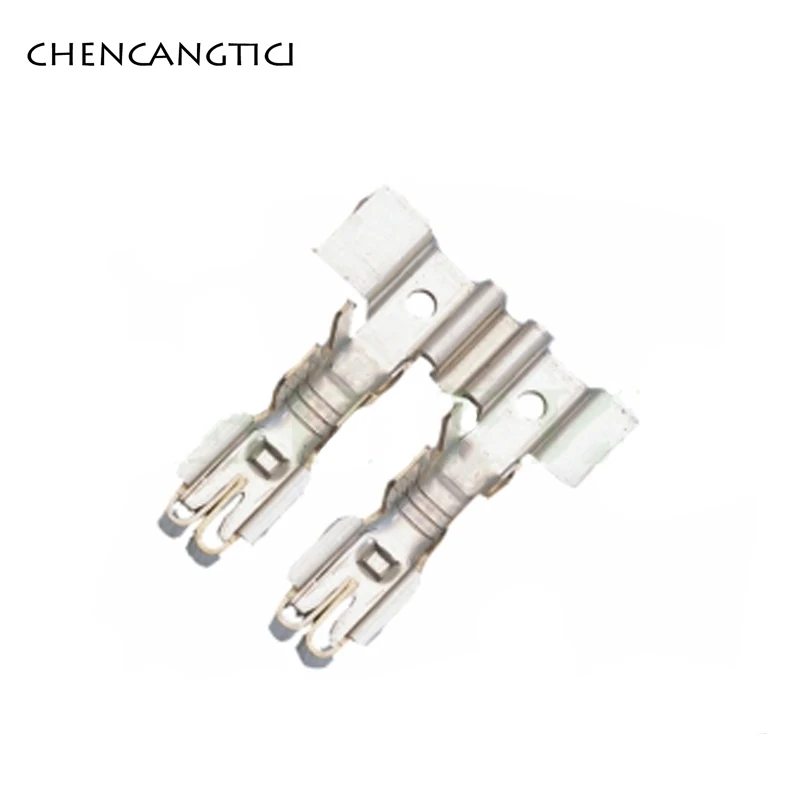 

20pcs Automotive Connecting Crimp Type Stamping Female Wire Crimp Terminal Loose Pins Car Fuse Box Terminals DJ900108C