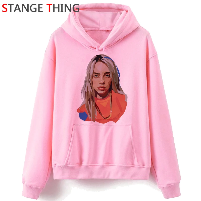 Billie Eilish Bad Guy Harajuku модная забавная толстовка с капюшоном с рисунком из мультфильма для женщин Ullzang хип хоп 90s толстовка с рисунком уличные толстовки женские - Цвет: H3299