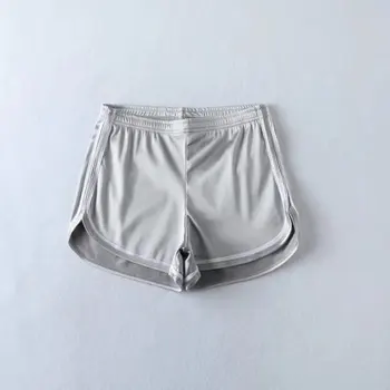 

Summer Casual Shorts Woman Gray 2020 Plus Size High Waist Booty Shorts Female Loose Beach Sexy White