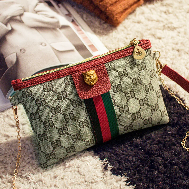 

2019 Summer New Style Sling Bag Crossbody Bag WOMEN'S Bag Printed Retro European And American Fashion Purse Phone Bag STUDENT'S