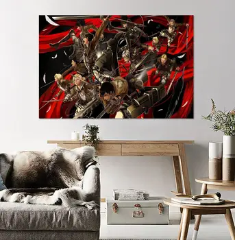 

[Self-Adhesive] 3DAttack on Titan 122 Japan Anime Wall Stickers Mural Decal Wall Murals AJ WALLPAPER Belly