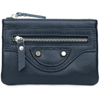 

First layer leather women wallet leather motorcycle coin bag coin purse new fashion multifunctional key case