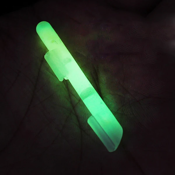 20 Pcs Fishing Lightstick Light Night Float Rod Dark Glow Stick Luminous Fish Lure Bobbers ball