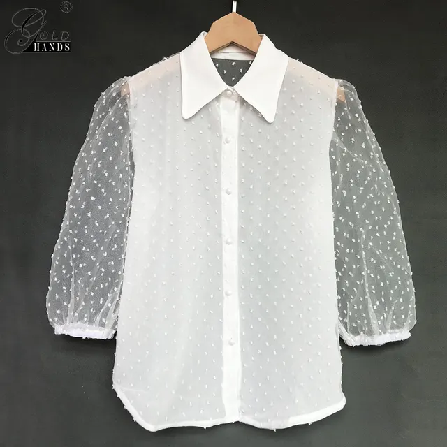 blusas doradas elegantes