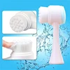 brosse nettoyante visage du visage en Silicone, Double Face, nettoyant pour le visage