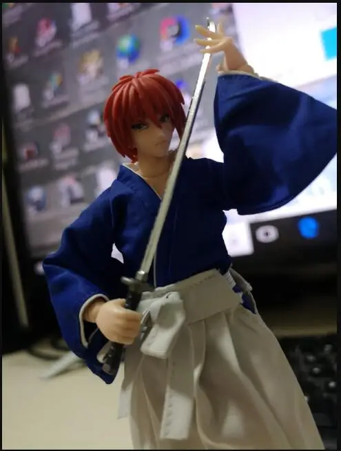 Новая модель Dasheng DASIN-LK rurouni kenshin HIMURA KENSHIN Blue фигурка игрушка