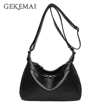 

Summer Brand Women Shoulder Bag Designer Crossbody Bag Soft Washed Leather Messenger Bag Luxury Handbags Women Bags Sac A Main
