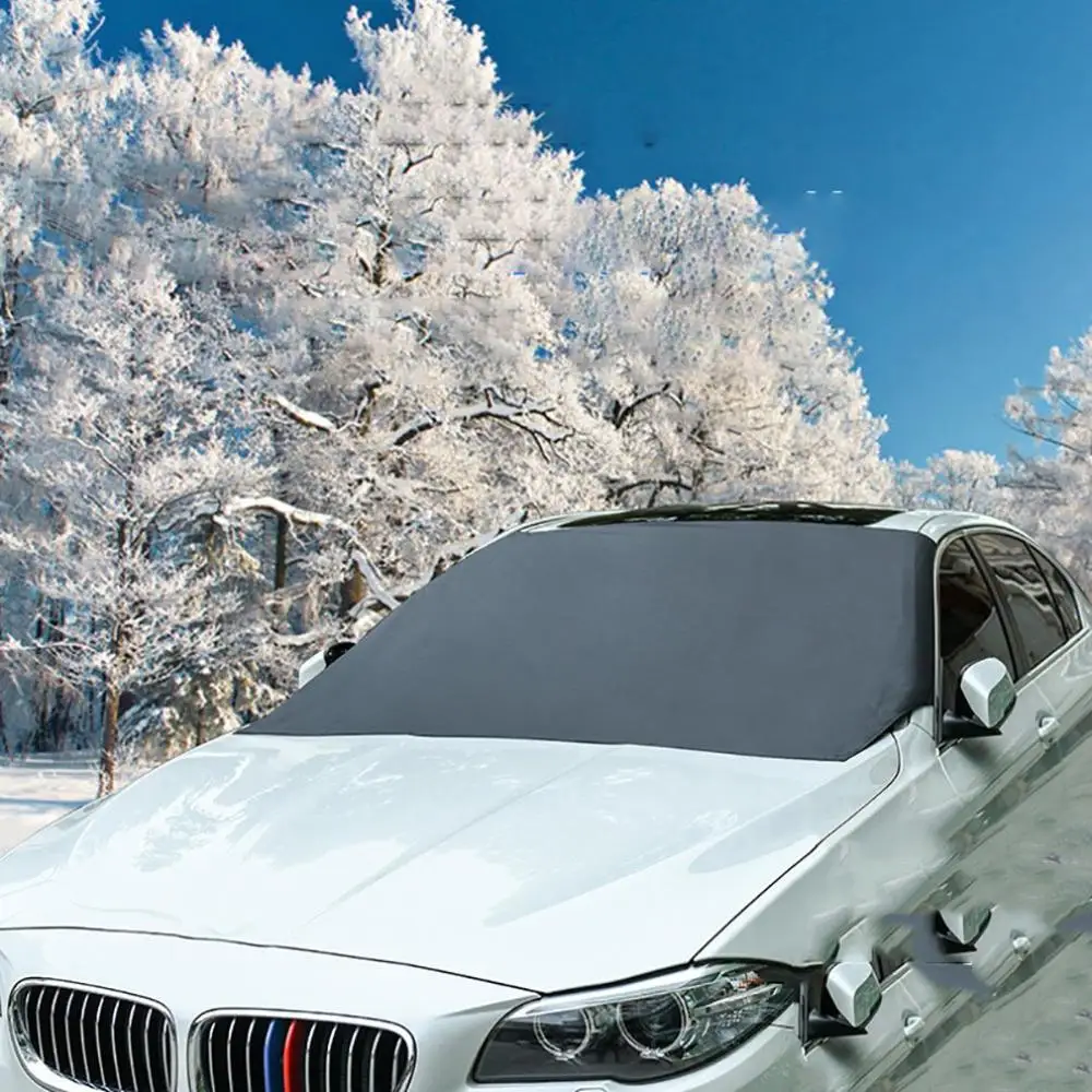 Передняя крышка лобового стекла автомобиля Снежная Половина крышка автомобиля Магнитная Передняя шестерня магнит солнцезащитный блок