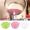 Silicone Kitchen Strainer Clip Pan Drain Rack Bowl Funnel Rice Pasta Vegetable Washing Colander Draining Excess Liquid Univers ► Photo 3/6