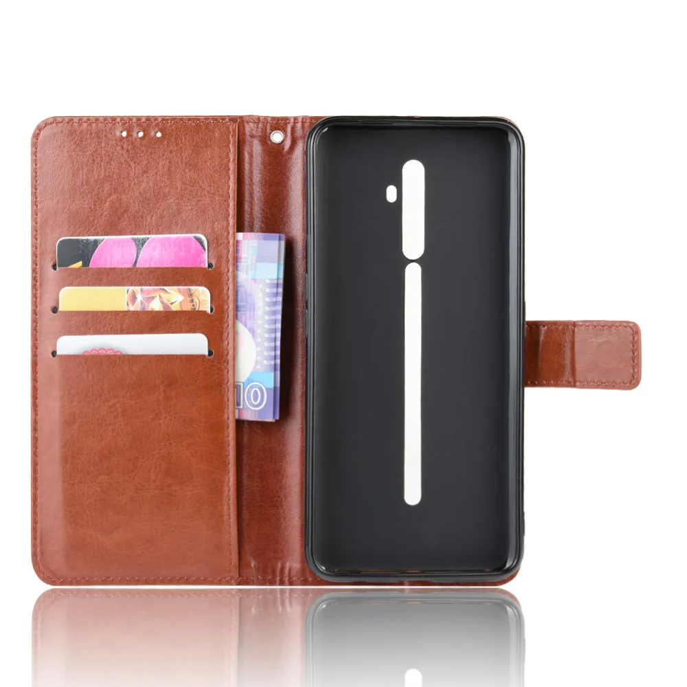 Для Oppo Reno2 Z 2Z чехол Oppo Reno 2F стильный кошелек Глянцевая кожа из искусственной кожи флип-чехол для OPPO Reno 2Z Reno2 F 2F чехол для телефона s