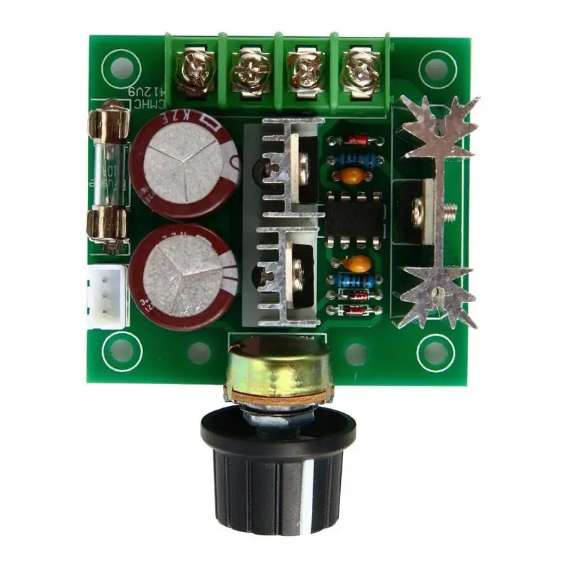 

DC 12-40V MAX 10A PWM DC Motor Speed Controller With Knob Switch Governorh