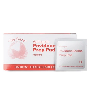 

400Pcs Iodine Cotton Sheet First Aid Care Alcohol Iodine Disinfection Tablet Iodine Pad Swab Wipe